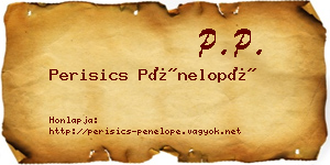 Perisics Pénelopé névjegykártya
